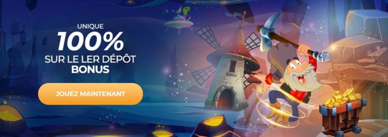 ScratchMania Casino bonus bienvenue