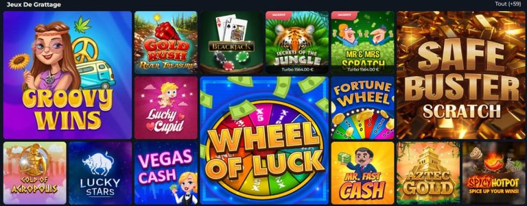 ScratchMania Casino jeux grattage